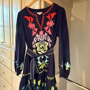 Roller Rabbit Navy Top with Red Accents